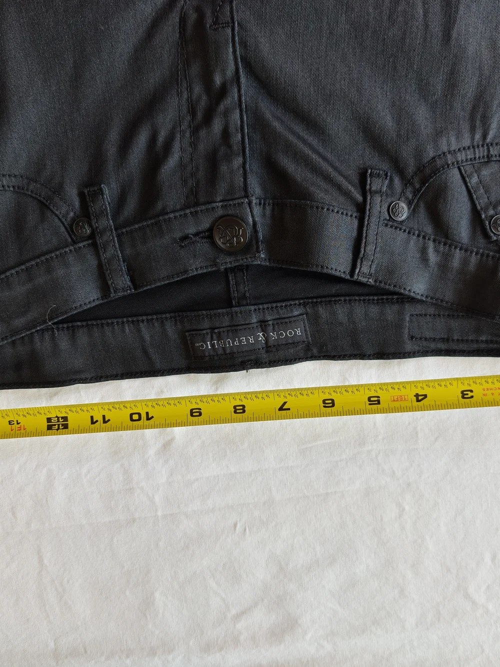 Rock & Republic Black Slim Fit Chinos